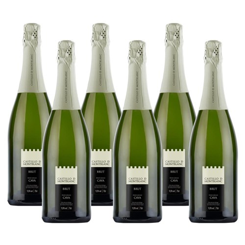 Crate of 6 Castillo de Mont-Blanc Cava 75cl